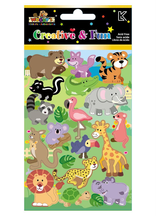 Woody's, 4" x 6", Animals, pbh