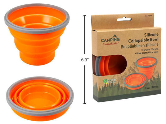 Camping 24oz Collapsible Bowl colour window box