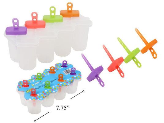 Luciano Frozen Popsicle Maker, Makes 8 Popsicles, sleeve card.