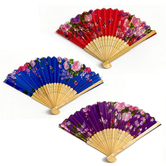 8.5" Chinese Fan, 4 colours, pbh 8.5" Chinese Fan, 4 colours, pbh
