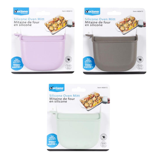 Luciano Silicone Oven Mitt, 3 colors, t.o.c.