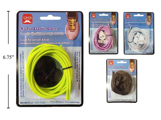 Gino's No tie shoe lace, 4 Col