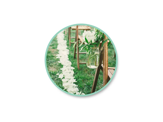 A Brides Wish: 200pc Rose Petals 'Real-Look' B) White