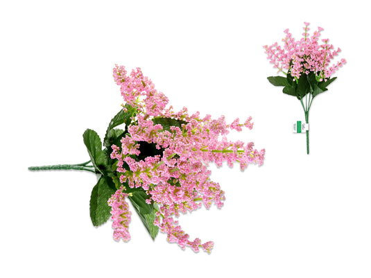 Enchanted Garden Filler: 10.5" Astilbe Bush x5 (20 Sprigs) C) Pink