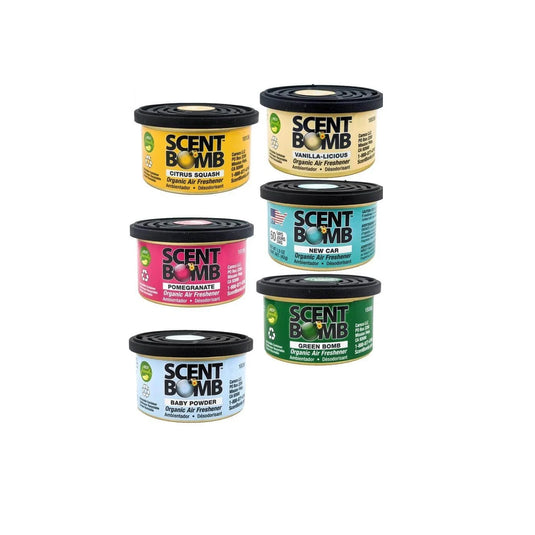 Scent Bomb Organic Air Freshener Can's