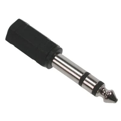 ADAPTOR 6.35MM JACK TO 3.5MM PLUG