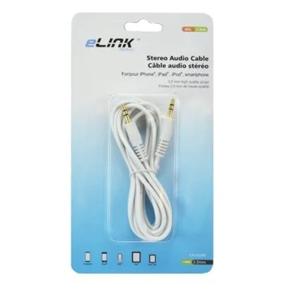 6 FT. AUDIO CABLE 3.5MM PLUG