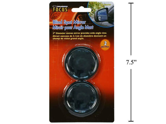 Focus Auto, 2-pc Blind Spot Mirror, Dia. 2", b/c