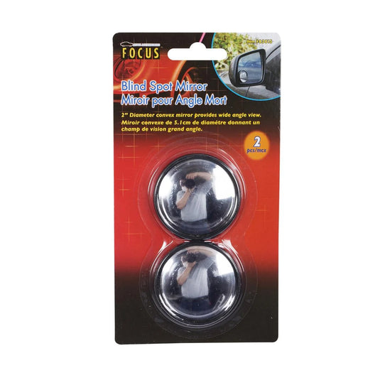 Focus Auto, 2-pc Blind Spot Mirror, Dia. 2", b/c