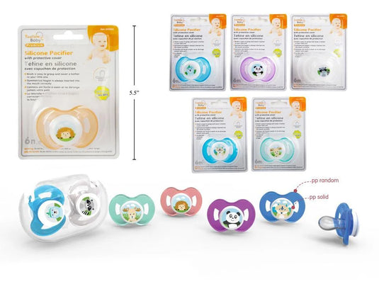 Tootsie Baby, Silicone Pacifier ,6m+, b/c