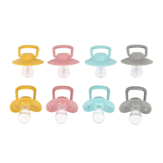 Tootsie Baby, Matte 2pcs Pacifier, 0m+/6m+, bc,(solid colours)