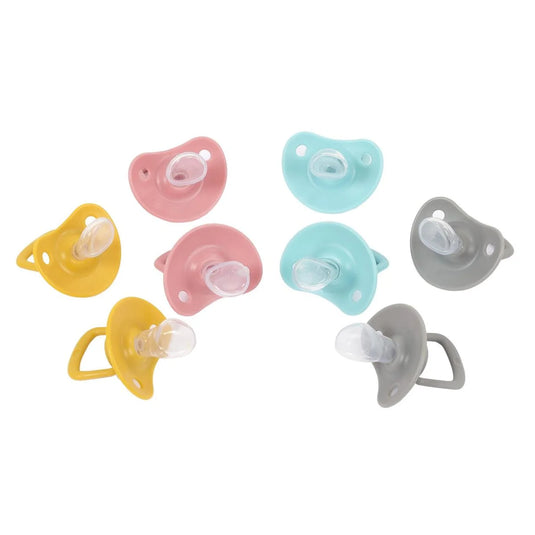 Tootsie Baby, Matte 2pcs Pacifier, 0m+/6m+, bc,(solid colours)