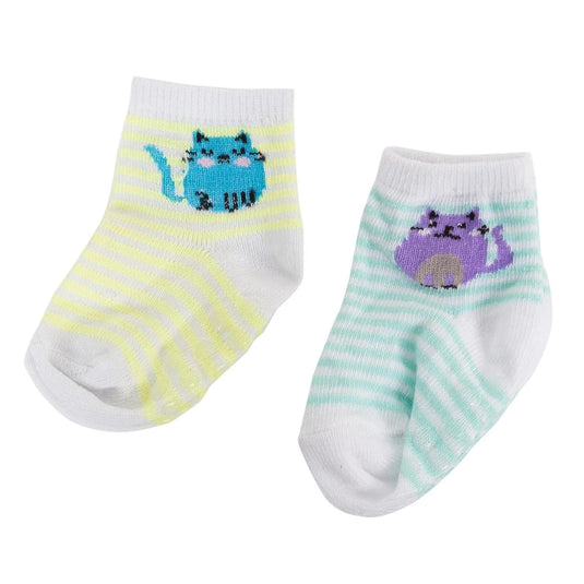 Tootsie Baby, 12-24m Kitty non-slip socks, 1 pair, 98poly/2span