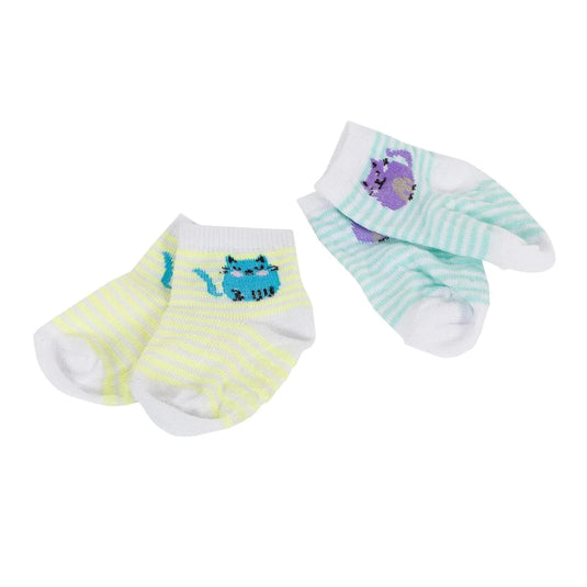 Tootsie Baby, 12-24m Kitty non-slip socks, 1 pair, 98poly/2span