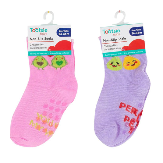 Tootsie Baby, 24-36m Fruits nonslip socks, 1 pair, 98poly/2span