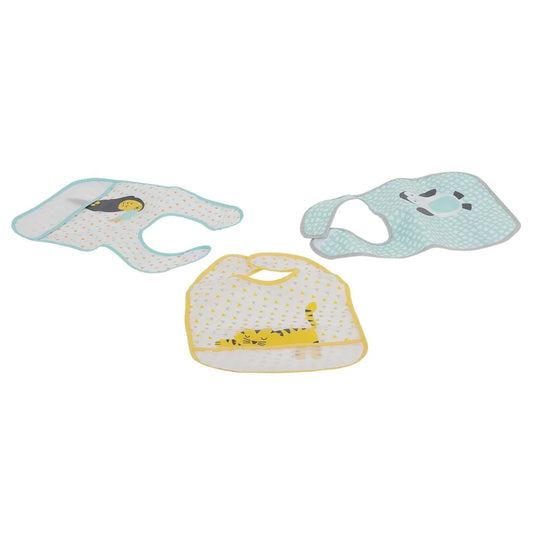 Tootsie Baby, PEVA Bib w catcher velcro, header card