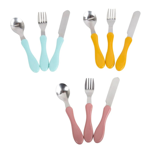 Tootsie Baby, 3-pc Cutlery Set 3 asst, bc
