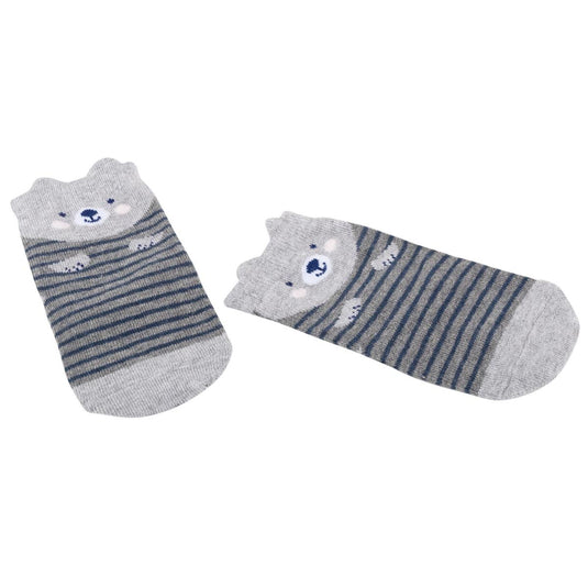 Tootsie Baby, 12-24m boy sock stripe animal, hc