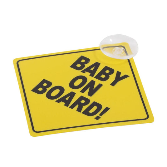 Tootsie Baby, Baby On Board Sign w/ Suction Cup, b/c