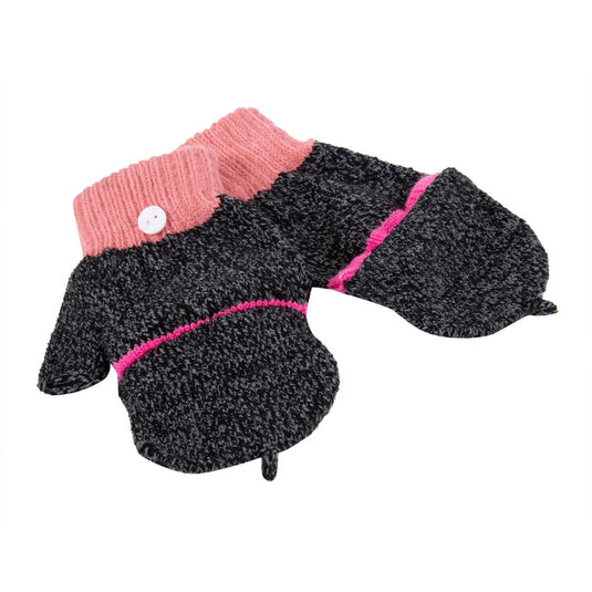 Nordic T. Kids Knitted Fingerless Gloves, One Size, j-hook w/cht