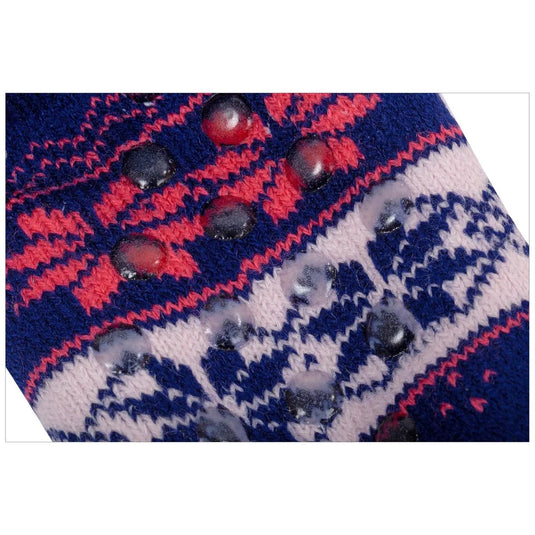 Cozywear Kids Sherpa Socks w/ Grippers, Sizes:6-8Y, h/c