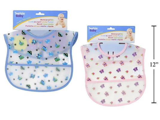 Tootsie Baby, 1-pc Printed EVA Bib w/Pocket, h/c