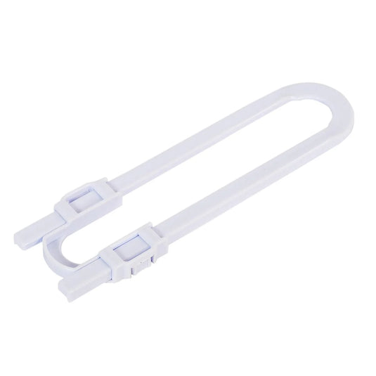 Tootsie Baby Cabinet Glide Lock, white, b/c