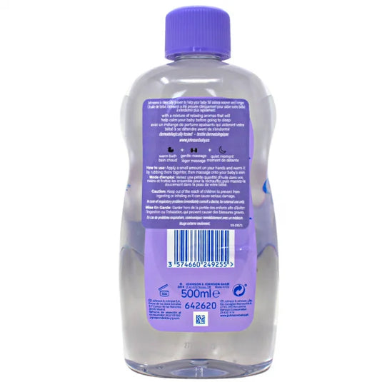 JOHNSONS BABY OIL 500ML