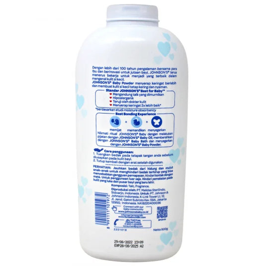 JOHNSONS BABY POWDER 500G
