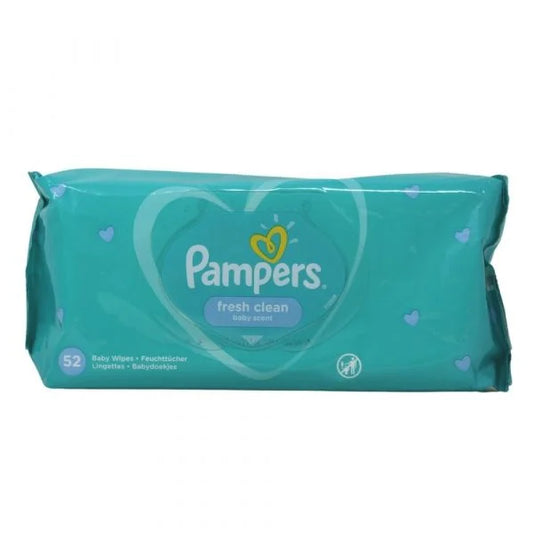 PAMPERS WIPES 12X52CT FRESH CLEAN