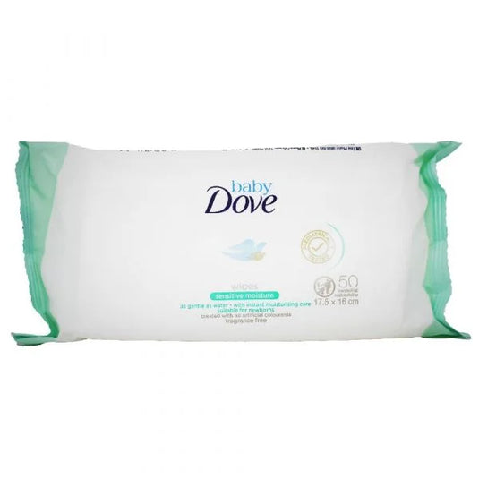 DOVE BABY WIPES 50CT SENSITIVE MOISTURE