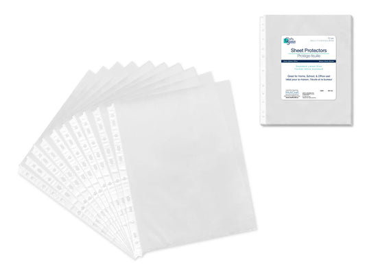 Crafty Station: 8.5"x11" Sheet Protectors Letter Size