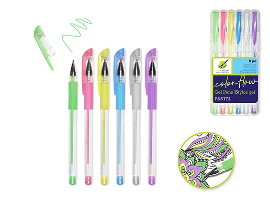 Color Factory Tool: Color-Flow Gel Pen 'Living In Color' Premium A) Pastels