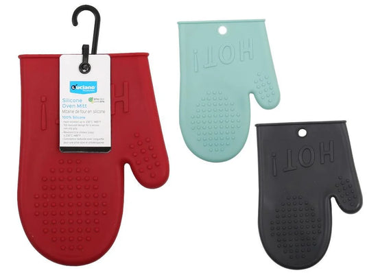 Luciano Silicone Oven Mitt, 14.5x 20.5cm,hangtag (CS)
