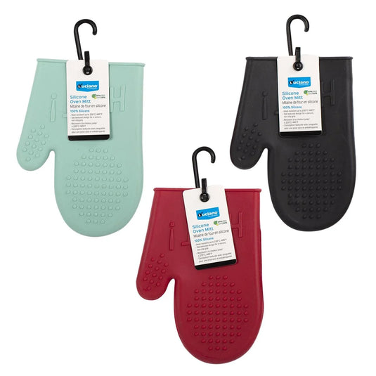 Luciano Silicone Oven Mitt, 14.5x 20.5cm,hangtag (CS)