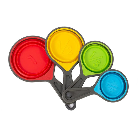 Luciano, 4-pc Measuring Cup Set, Silicone, Collapsible, t.o.c.