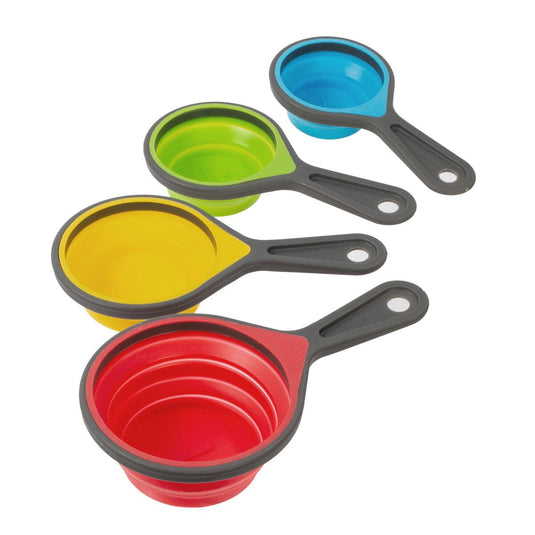 Luciano, 4-pc Measuring Cup Set, Silicone, Collapsible, t.o.c.