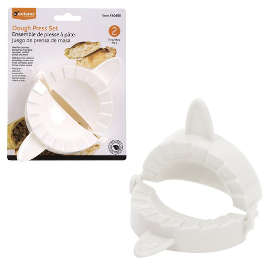 Luciano 2-pc Dumpling Maker, plastic, 6" x 4.75", t.o.c.