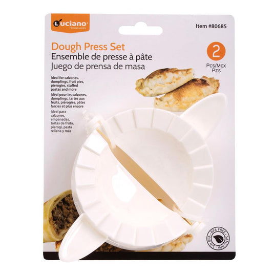 Luciano 2-pc Dumpling Maker, plastic, 6" x 4.75", t.o.c.