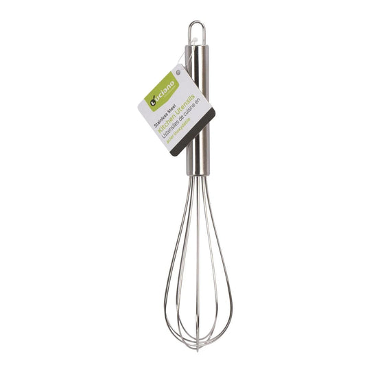 Luciano 10.25"L Whisk, Stainless Steel, hangtag