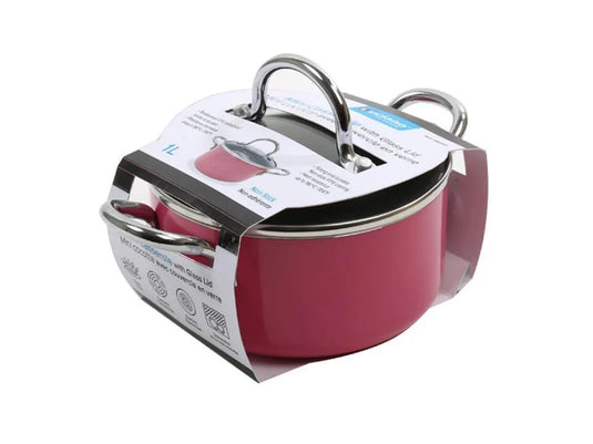 Luciano Mini Casserole w/ Lid, 14x8cm dia., 3/c, wrap card