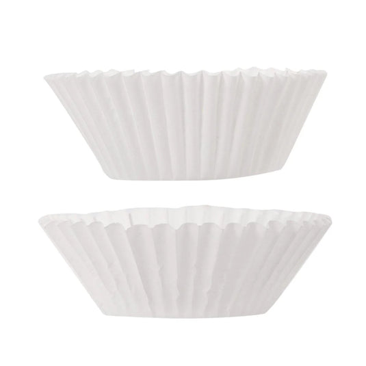 Luciano 50-pc Baking Cups, 2" Dia., Paper, White col., pbh