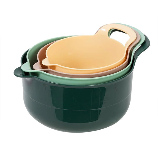 Luciano 4-pc Mixing Bowl Set, 3L, 2L, 1.5L, 1L, wrap card