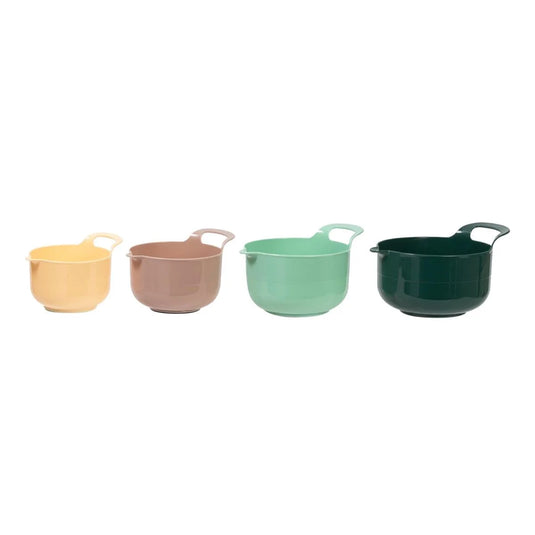 Luciano 4-pc Mixing Bowl Set, 3L, 2L, 1.5L, 1L, wrap card