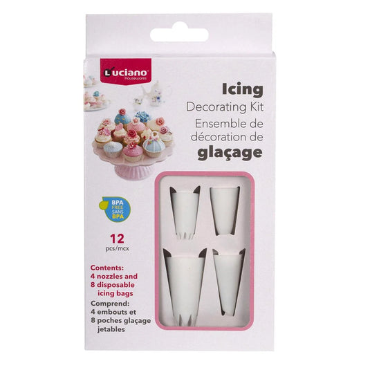 Luciano 12-pc Icing Decorating Kit, cbx (CS)
