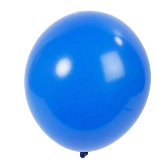 Let's Party-10 pcs 12"Helium Quality Balloon, Blue, printed bag