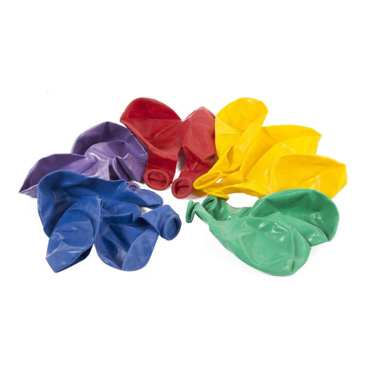 Let's Party-10pcs 12"Helium Quality Balloon Asst.col.,print bag (CS)