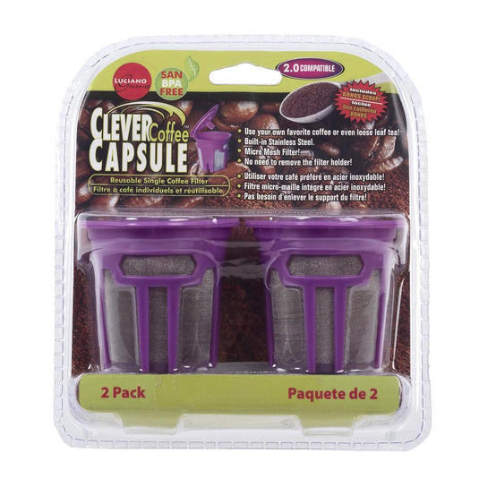 L.Gourmet 2.0 Clever Coffee Capsule 2-pc pk, clamshell (CS)