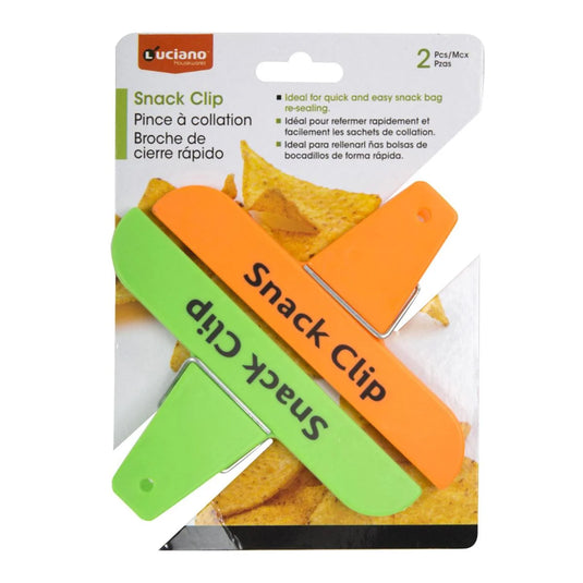 Luciano 2-pc Large Snack Clip, toc
