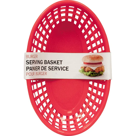 Red Burger Basket 4Pk